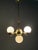 Art Deco Pendant Light in Brass and Opaline Glass, 1930s For Sale - Image 12 of 13