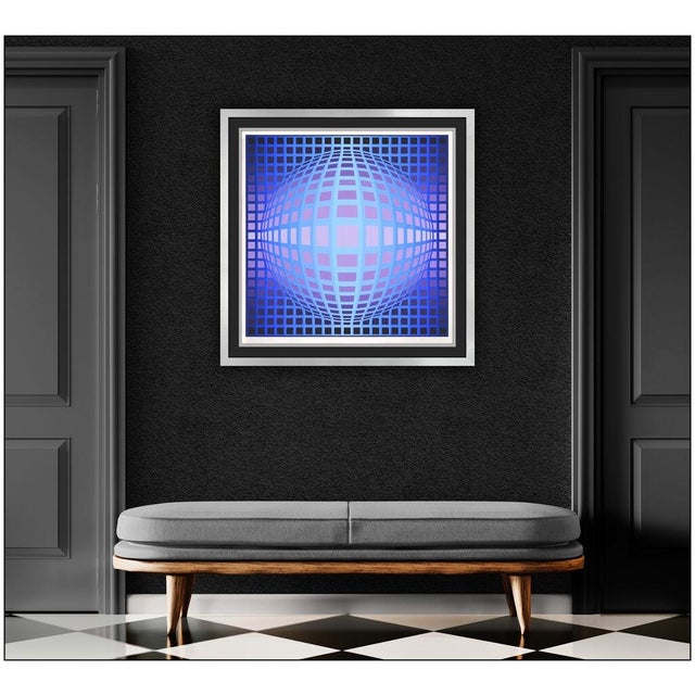 Message us to inquire about custom framing options! (Included for free with every purchase) The artwork here, "Vega Kela",...