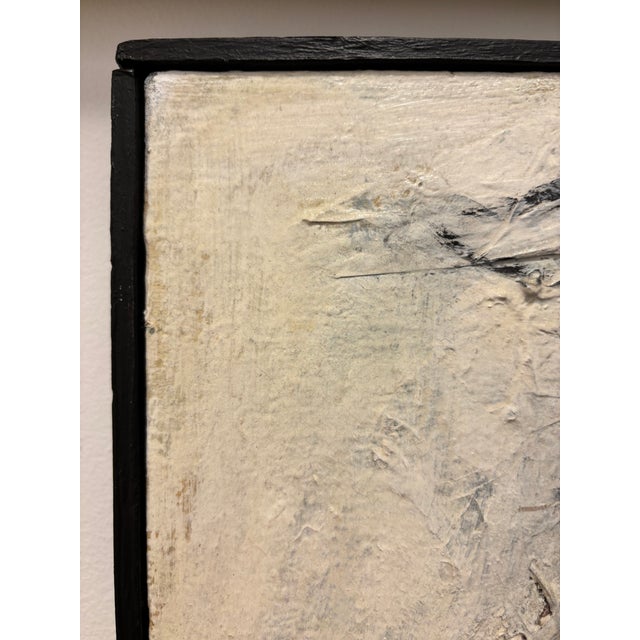 Vintage Mid-Century Modern Abstract Oil Painting For Sale - Image 14 of 16