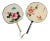 1950s Hand Painted Chinese Fans - Set of 2 For Sale