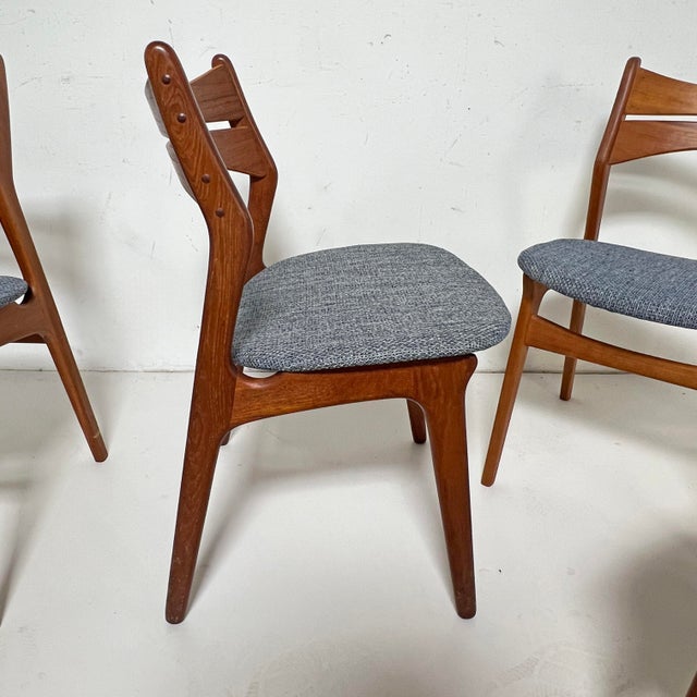 Erik Buch Erik Buch Danish Modern Teak Dining Chairs - Set/6 For Sale - Image 4 of 14