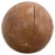 Vintage Brown Leather Medicine Ball, 1930s For Sale - Image 6 of 6