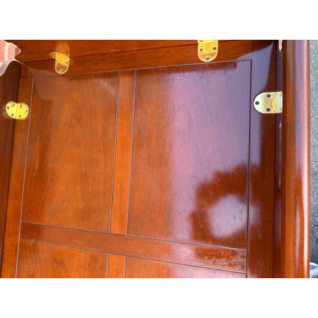 Vintage Baker Furniture Chippendale Style Mahogany Butler Tray Coffee Table For Sale In Washington DC - Image 6 of 18