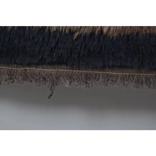 Turkish Macchiato Color Wool Tulu Rug 3'2" X 6'10" For Sale In Philadelphia - Image 6 of 10