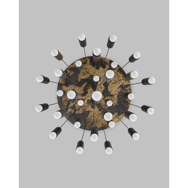 Industrial Vesta Cluster 32 Chandelier For Sale In Greensboro - Image 6 of 18