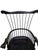 1990s 1990s Ethan Allen Black Windsor Chair Comb Back Philadelphia Armchair Saddle Seat For Sale - Image 5 of 16