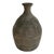 Rustic Handcrafted Gray Pottery Vase For Sale