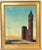 Álvaro Guillot Surrealist Fortress Landscape Oil Painting, Signed For Sale - Image 14 of 15