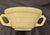 Vintage 1940s Hazel-Atlas "Moderntone" Platonite Pastel Handled Cream Soup Bowls - Yellow & Blue Set of 4 For Sale In Des Moines, IA - Image 6 of 8