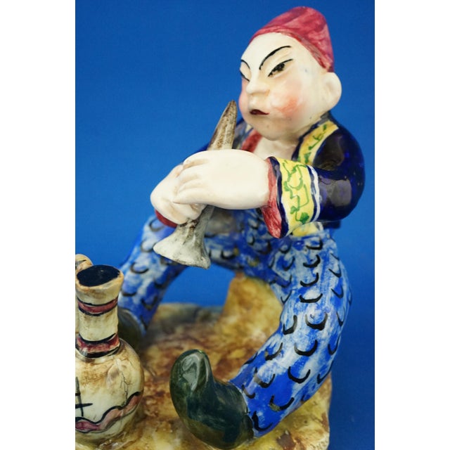 Vintage Italian Art Deco Ceramic Figurine by Leopold Anzengruber, 1950s For Sale - Image 11 of 18