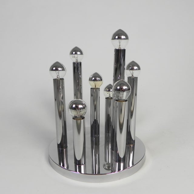 9-Light Ceiling Lamp by Gaetano Sciolari for Boulanger, 1970s For Sale - Image 6 of 18