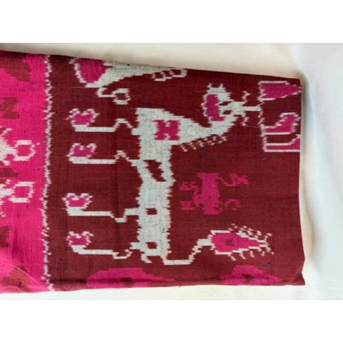 Asian Antique Handwoven Vintage Indonesian Cotton Throw For Sale - Image 3 of 4