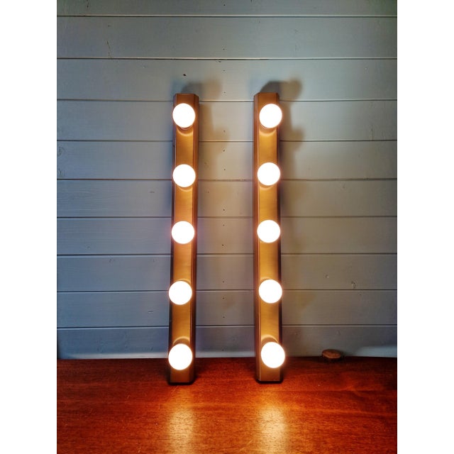 Brass Wall Sconces in the style of Lodge, 1970s, Set of 3 For Sale - Image 11 of 13