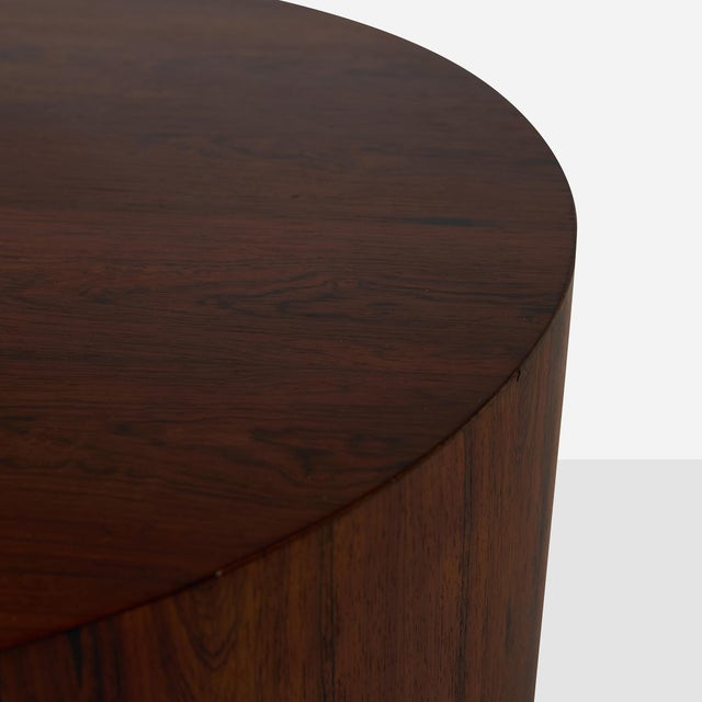1960s Rosewood Drum Side Table Attributed to Harvey Probber For Sale In San Francisco - Image 6 of 7