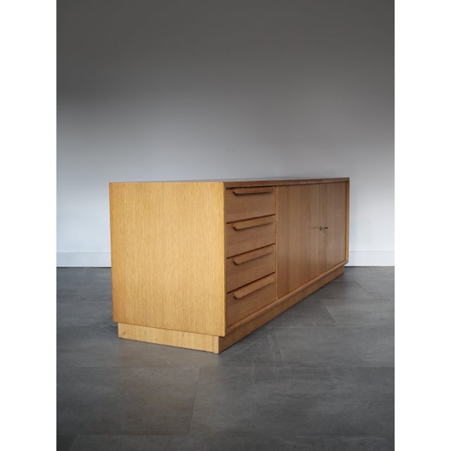 Wood Vintage German Sideboard in Oak from WK Møbel, 1960s For Sale - Image 7 of 12