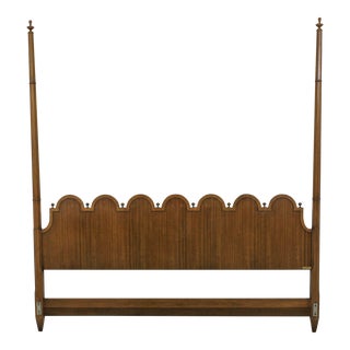King Size Modern Design Walnut Bed Headboard For Sale