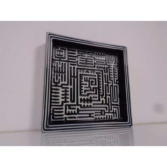 Domino Plate by Stig Lindberg for Gustavsberg, 1950s For Sale - Image 10 of 16