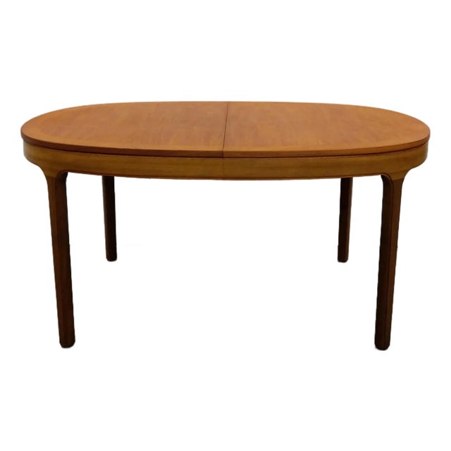 Vintage Mid Century Modern Teak Extendable Dining Table by Nathan For Sale