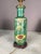 Ceramic 19th Century Chinese Floral Relief Pottery Table Lamp For Sale - Image 7 of 9