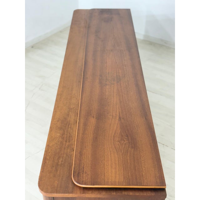 Brown Mid-Century Lowboard with Drawers, 1960s For Sale - Image 8 of 14
