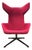 Vintage Lounge Chair in Red Wool by Alfredo Häberli, 2003 For Sale