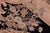 Shabby Chic Organic Floral 1990's Persian Black/Black Wool Rug - 9'2'' X 12'5'' For Sale - Image 3 of 9