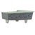 Mid-Century Japanese Studio Pottery Brutalist Ikebana Planter in Celadon Stoneware For Sale - Image 10 of 16
