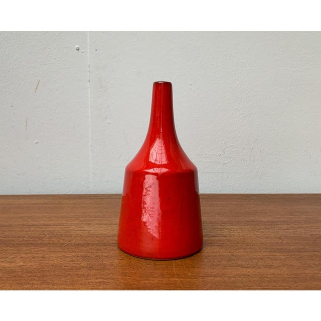 Mid-Century Minimalist WGP West German Pottery Vase from Marschner Kunsttöpferei, 1960s For Sale - Image 11 of 16