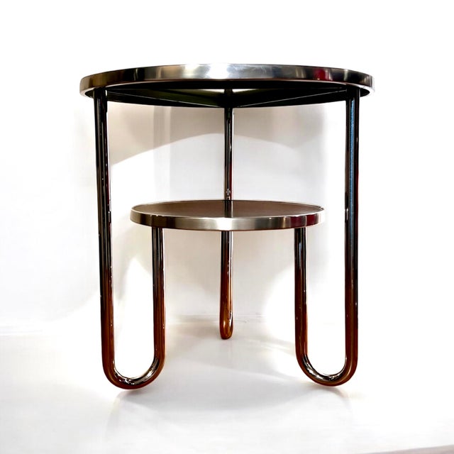 Small Bauhaus Tubular Steel Mod. RC5 Side Table from Mauser Werke, Germany, 1939 For Sale - Image 6 of 13
