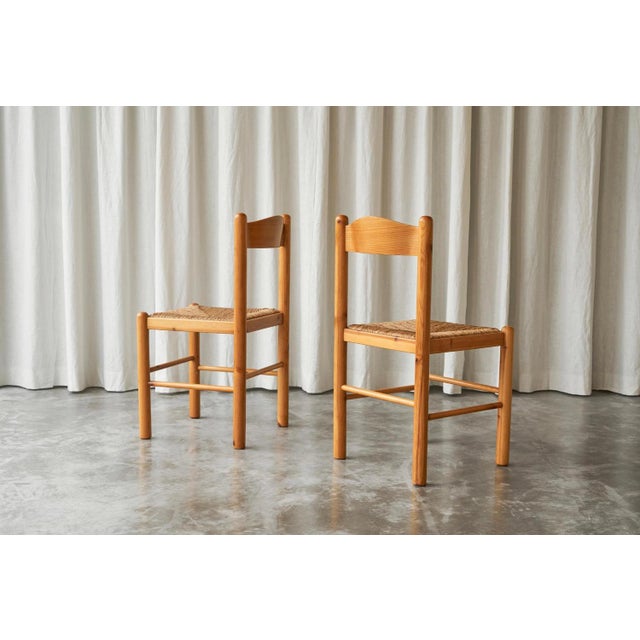 Rustic Chalet Chic Chairs in Pine and Rush in the style of Vico Magistretti, 1970s, Set of 6 For Sale - Image 13 of 15