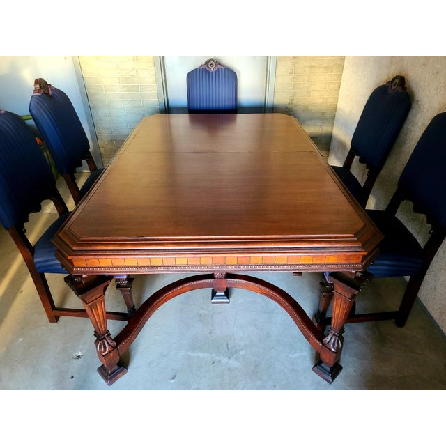 Antique Rockford Furniture Co. Dining Set 7 Pieces Chairish