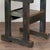 19th-Century Rustic Pine Console Table With Painted Base and Shelf For Sale - Image 10 of 12