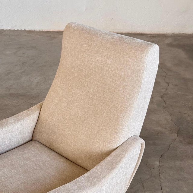 Metal Italian Lounge Chairs attributed to Gigi Radice for Minotti, 1950s, Set of 2 For Sale - Image 7 of 17