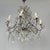 1950s Italian Glass Drop Chandelier with Metal Structure, 1950s For Sale - Image 5 of 18
