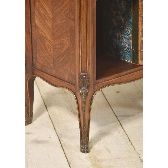 Kingwood Ormolu Mounted Open Bookcase For Sale - Image 14 of 18