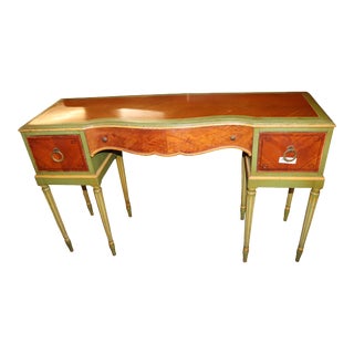 Adams Style Painted Mahogany Vanity For Sale