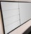 Metal Italian Black Lacquered Wall Mirror attributed to Osvaldo Borsani, 1940s For Sale - Image 7 of 8