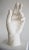 White Large Plaster Hand, 1980s For Sale - Image 8 of 8