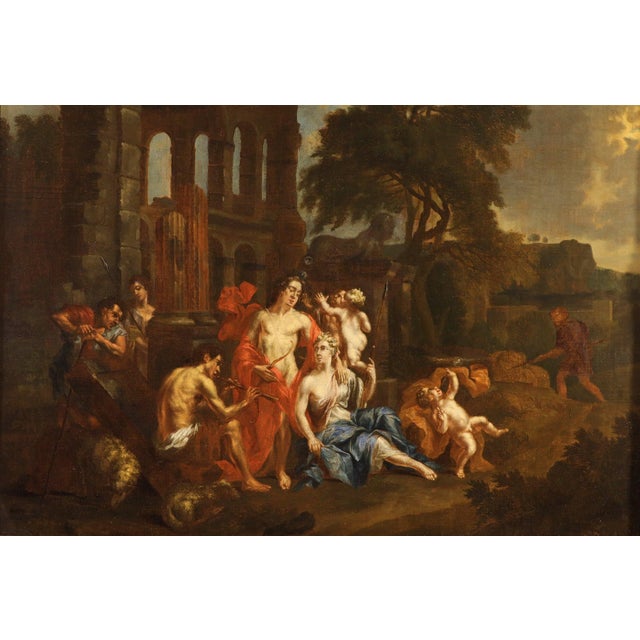 Workshop of Gérard de Lairesse, Myth of Apollo & Isse, 1700, Oil on Canvas For Sale - Image 6 of 16