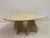 Stone Vintage Italian Pear Shaped Travertine Coffee Table, 1980s For Sale - Image 7 of 17