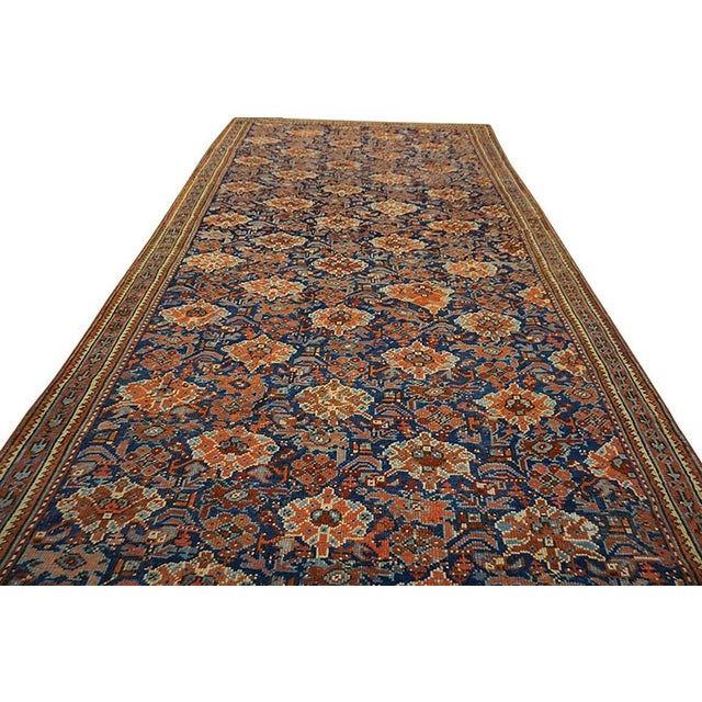 Mid-19th Century Turkish Smyrna Oushak Carpet 7' 8" x 14' 4" Antique circa 1840 Turkish Oushak hand-knotted wool rug, 7'8"...