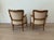 French Early 20th Century Pair of French Bergere Children’s Chairs For Sale - Image 3 of 11