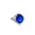 5.03 Carat Ceylon Sapphire Diamond Platinum Ring, Gia Certified, Size 6 For Sale - Image 4 of 8