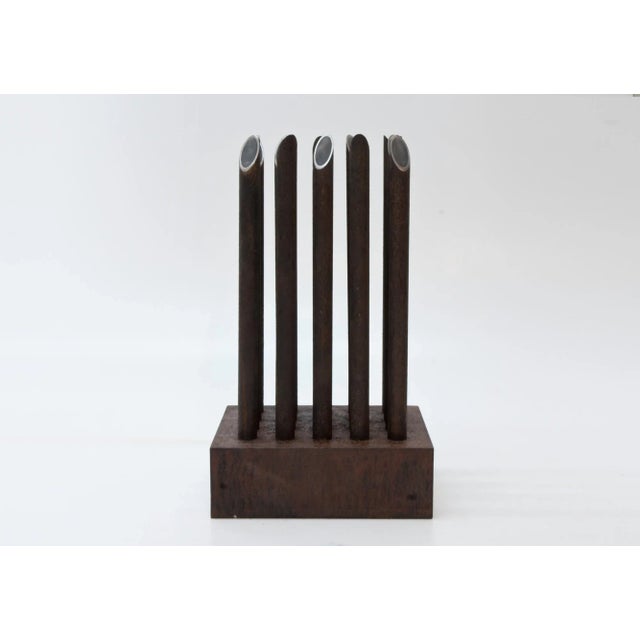 Plastic Nagelblock II Stahl XX Light Sculpture from early light For Sale - Image 7 of 8
