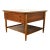 Paul McCobb Style Mid-Century Modern Walnut and Woven Shelf End Table by Lane, Circa 1960s For Sale