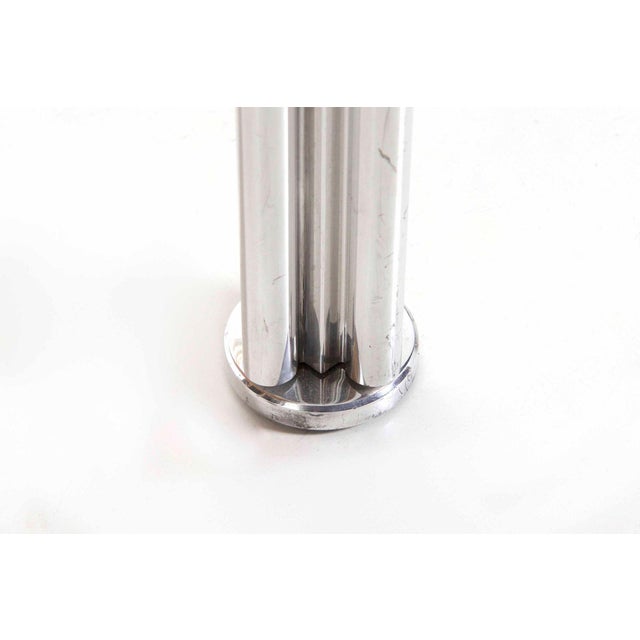 Transparent Oak and Metal “Shamrock” Desk or Dining Table by George Ciancimino For Sale - Image 8 of 12