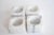 Vintage White Marble Napkin Rings - Set of 4 For Sale In San Francisco - Image 6 of 9