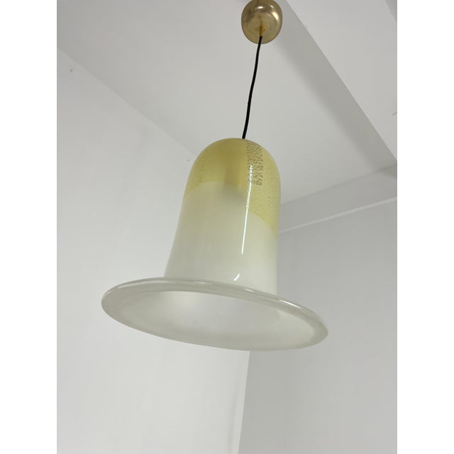 Mid-Century Modern Bell Lamp in Murano Glass and Brass, 1960s For Sale - Image 16 of 16