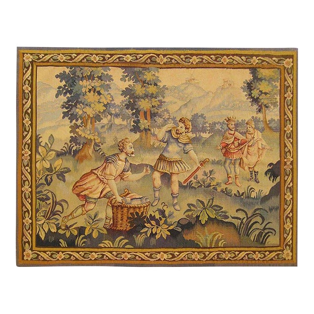 Late 19th Century French Allegorical Tapestry For Sale