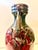 Vintage Oxblood Amphora Vase, Art Deco Red Elephant Handle, Cobalt Drip Glaze For Sale - Image 10 of 12